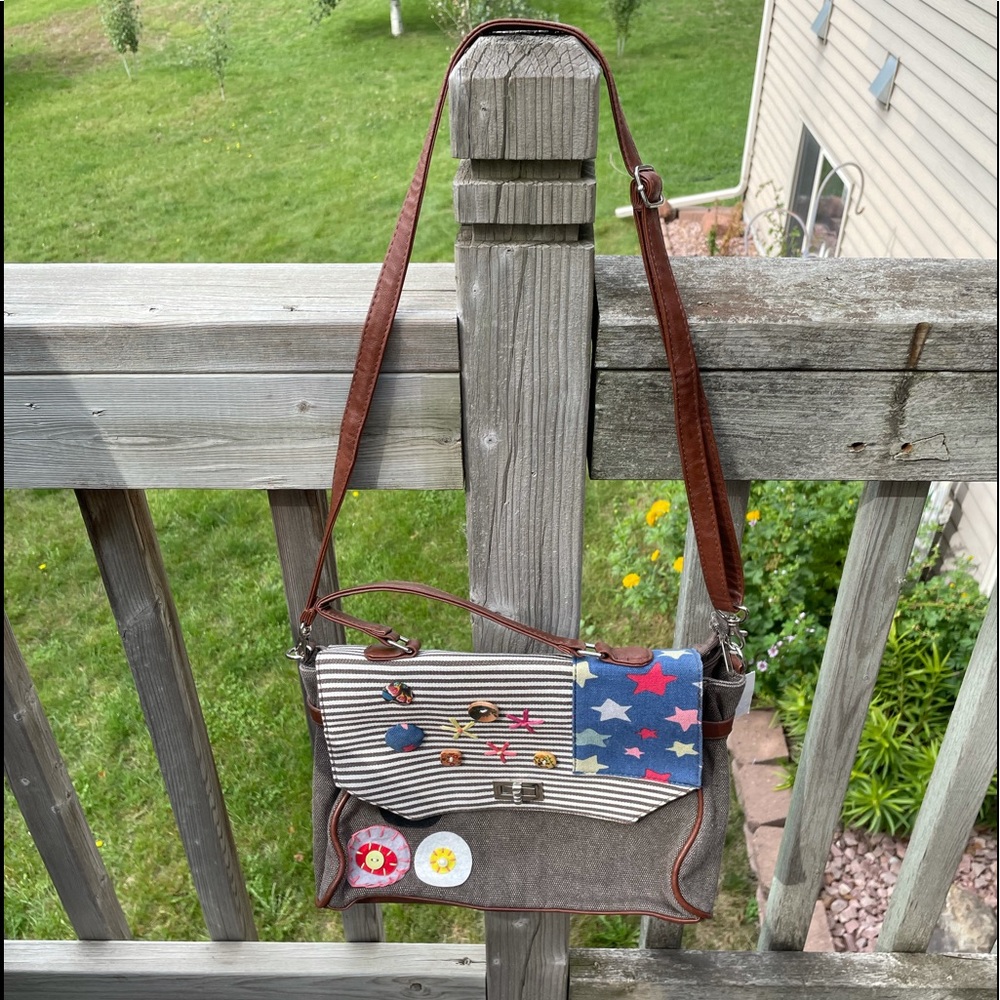 💙❤️🤎🥰Adorable Canvas Bag